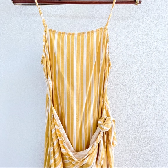 Urban Outfitters Yellow Wrap Dress - Picture 2 of 9